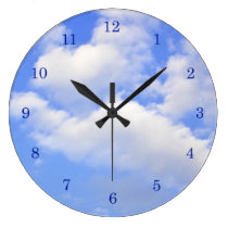 Herz von den Wolken - Wanduhr wanduhren