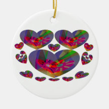 Herzen abstrakt ornament