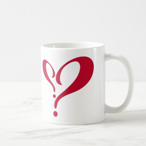 Herzentwurf Kaffeetassen