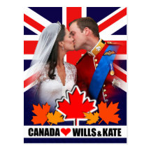 Herzog u. Herzogin von Postkarte Cambridges Kanada