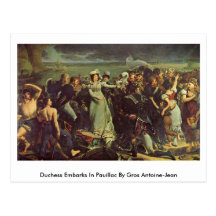 Herzogin Embarks In Pauillac By Gros Antoine-Jean Postkarten