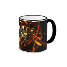 Herzschlag-abstrakte Kaffeetasse