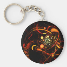 Herzschlag-abstrakte Kunst Keychain Schlüsselanhänger