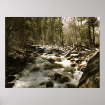 Hetzender Nebenfluss Posterdruck