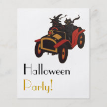 Heutiges Bestes! Vintages Halloween-Party Flyer