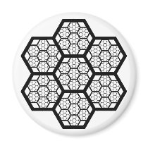 Hexagon-Muster-Magnet magnete