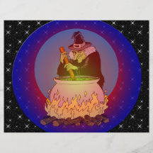 Hexe-Gebräu für Sie Bedruckte Flyer