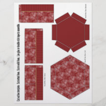 Hexe-Kasten Burgunder Individuelle Flyer