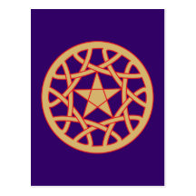 Hexen Amulett witch charm Postkarten