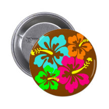 HibiscusCircle Anstecknadelbuttons