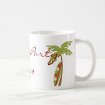 Hibiskus-Surfbrett Tee Tassen