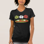 Hibiskus-Surfbrett Tshirt