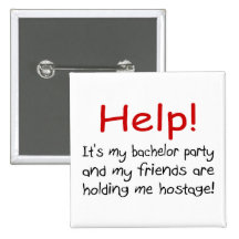Hilfe! (Junggeselle-Party) Buttons