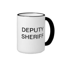 Hilfssheriff-Becher Kaffeetasse