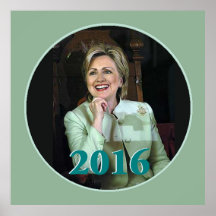 HILLARY 2016 PLAKATDRUCKE