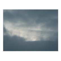Himmel mit Wolken Postkarte