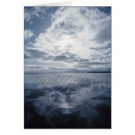 Himmel-und Wasser-Beileid-Karte