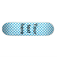 Himmelblau-Tupfenmuster Skateboardbretter
