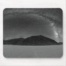 Himmels-Milchstraße-Panorama der Rennbahn Playa Mousepad