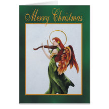 Himmlische Harmonie Chirstmas Karte