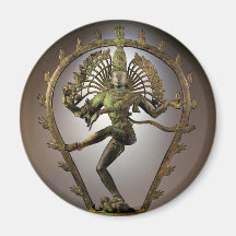 Hindische Gottheit Shiva Tamil der Zerstörer-Trans Magnete