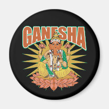 Hindu Ganesha Kühlschrankmagnet