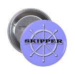 Hinterer Knopf 2 Kapitän-Schiffs-RadPin Anstecknadelbutton