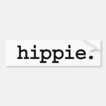 Hippie. Auto Sticker