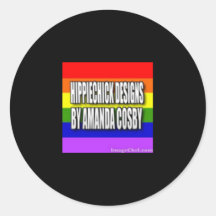 HippieChick entwirft Logo Stickers