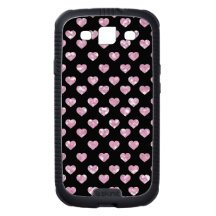 Hipster-Girly rosa Liebe-Herz-Muster