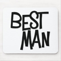 Hipster-Trauzeuge Mousepad