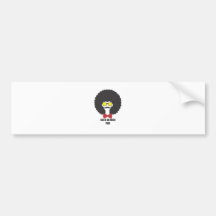 Hipsterglas-Partygesicht Autosticker