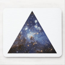Hipsterraum-Dreieck mousepad