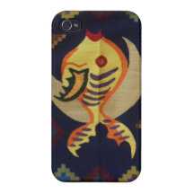 Hispanischer Fisch-Entwurf iPhone Fall iPhone 4 Cover