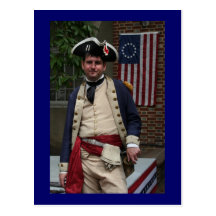 Historischer Philadelphia-Kolonist Postkarten