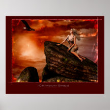 Hochrote Himmel Plakat