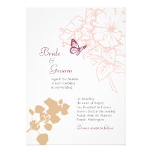 Hochzeit des Frühlings-Glücks-(Zinnia) Personalisierte Ankündigungen
