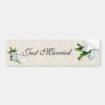 HochzeitGardenias Autoaufkleber