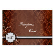 Hochzeits-Empfangs-Karten-eleganter Vintager Damas Visitenkarten