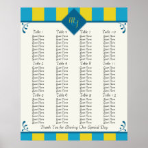 Hochzeits-Empfangs-Sitzplatz-Diagramm - Standardgr Plakatdrucke