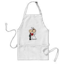Hochzeits-Paare tue ich T-Shirts und Geschenke Schürzen