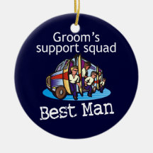 Hochzeits-Verzierung - Trauzeuge Weihnachtsbaum Ornament