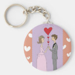 Hochzeitspaar-Schlüsselkette Schlüsselband