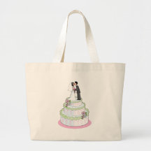 Hochzeitstorte Leinentasche