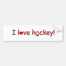Hockey der Liebe I! - Mädchen-/der Frauen Sport Auto Aufkleber