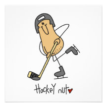 Hockey-Nuss-T-Shirts und Geschenke Individuelle Einladung