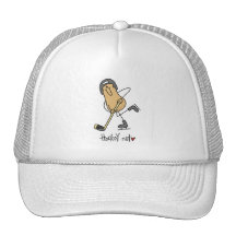 Hockey-Nuss-T-Shirts und Geschenke Retro Cap
