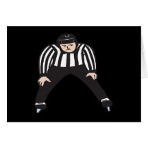 Hockey-Referent Grußkarten