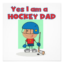 Hockey-Vati-T-Shirts und Geschenke Individuelle Ankündigungen