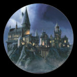 Hogwarts Schloss nachts aufkleber